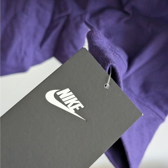 Nike Men's Team Legend Long Sleeve Tee Shirt Crew Neck Purple Size S - Picture 4 of 9